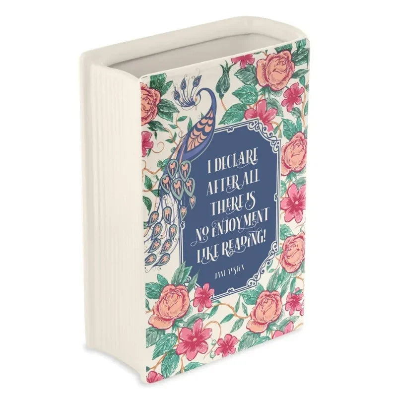 Elevate Your Home Decor with Our Unique Square Painted Floral Ceramic Vase - Perfect for Tabletop Arrangements!